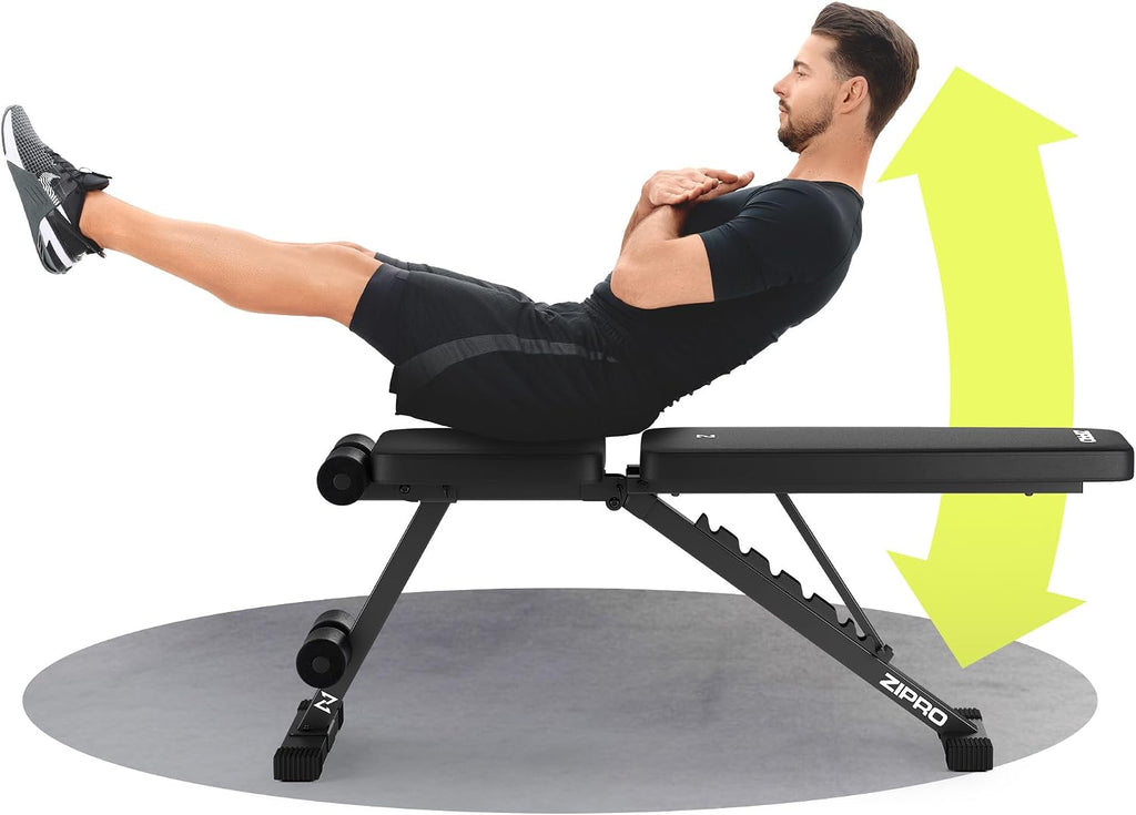 ZIPRO Adjustable Weight Bench Stride
